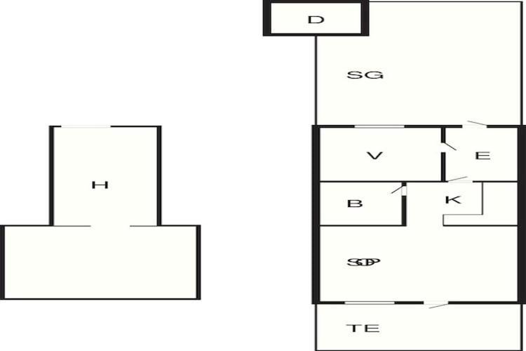 4 Person Holiday Home In Nibe Esterno foto